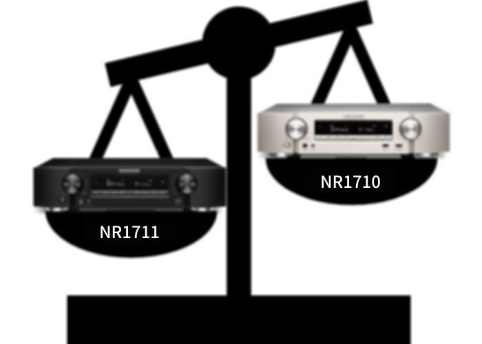 交換無料！ 未使用品 マランツ NR1711 FB 8K 60p MPEG-4 AAC HDR10 eARC AVサラウンドレシーバー ブラック 